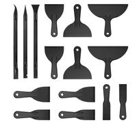15 Pack Putty Knife, 2Putty Knife Set, 2Spreader, 2Spackle Tool, 2Plastic Putty Knife Scraper, 2Scraper Tool, 2Putty Scraper, 3 Detail Scraper Tool, Flexible Plastic Paint Scraper Tool for Spackling