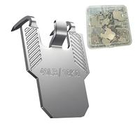 15 Pack Stainless Steel Picture Hooks, Heavy Duty Claw Picture Hangers for Plasterboard, No Nails Required Wall Hanging Solution Holds up to 18kg/40lb for Frames, Mirrors and Artworks (2.7x3.6cm)