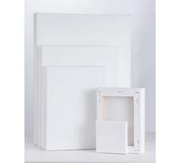 15-Pack Stretched Canvas Set -100% Cotton Primed White Painting Canvases for Acrylic, Oil & Watercolor - Ready-to-Use Artist Canvas Boards for Beginners & Professionals