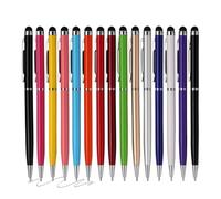 15 Pack Stylus Pens Universal Ballpoint Computer Mobile Phone 2 in 1