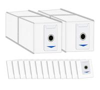 (15 Pack) T30 Omni Replacement Dust Bags for ECOVACS DEEBOT T30 Omni, T30 Pro Omni Robot Vacuum, With Activated Carbon Filter layer, Self-Empty Dock Disposable Dut Bag, Vacuum Bag