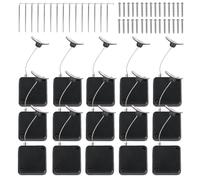 15 Packs Remote Control Anti Lost Cable Locks, 39 Inch Retractable Security Cable Lock with Self Adhesive Hardware, Adjustable Length for Curved Products, Remotes, Speakers, Microphones