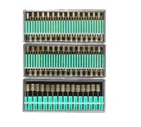 15 Pcs / 30 Pcs Diamond Drill Bits, 1-8 mm Cylindrical Flat Diamond Burr Bits Rotary Tool for DIY Grinding, Polishing, Abrasiving