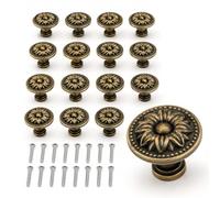 15 Pcs 30mm Furniture Knobs with Screws Kitchen Hardware