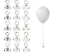 15 Pcs Balloon Weight, Magnetic Balloon Weights Silvery Weights for Balloons, Balloons Weight for Party Decorations and Birthday Party Celebrations Decorations (Max Pulling Force 2KG)