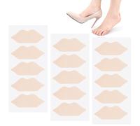 15 Pcs Blister Plasters for Feet Invisible Hydrocolloid Gel Blister Bandages Blister Cushions for for Heel, Toe, Guard Skin, Faster Healing Wound (Lip Shape)