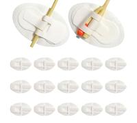 15 Pcs Catheter Leg Bag Holder, Self Adhesive Breathable Catheter Leg Bag Straps, Catheters Stabilization Device for Single and Double Tubing for Urinary Catheters Universal Fixing Bands