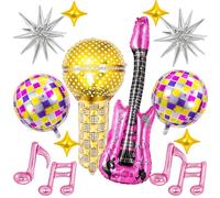15 PCS Disco Ball Balloons, Disco Ball Decorations, Disco Themed Party Balloon Set, A Vivid Collection for Disco Inspired Party Decor, For Party Goers and Event Planners, Multicolor
