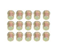 15 Pcs Drain Plug Screw 329 1/4 Iron Hex Convenient Outer Oil Pan Bolts
