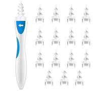 15 PCS Ear Wax Remover, Ear Cleaner, Silicone Safe Ear Wax Cleaner, Reusable Earwax Removal Kit Safe Ear Cleaner, Spiral Ear Cleaner Earwax Removal Cleaning Kit for Adults Kids, for Home Use