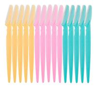 15 Pcs Eyebrow Razors Facial Hair Remover Shaver Trimmer Shaper, Exfoliating Dermaplaning Tool for Women and Men