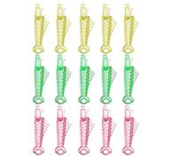 15 Pcs Fish Mouth Sewing Machine Needle Threader, Sewing Machines Needle Threaders, Automatic Needles Threader, Quick Machine Loop Needles Threaders Tool, for Sewings DIY Craft (Green, Yellow, Pink)