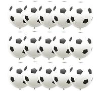15 pcs Football Balloons,12 inch Black White Birthday Balloons for Sport Theme Party, World Cup Football Party Decorations