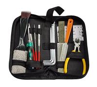 15 PCS Guitar Maintenance Tool Kit with Brush Guitar Accessories Repairing Fret Polished Tool Kit for Acoustic Electric Ukulele Bass Is for 650 Four High Is 650