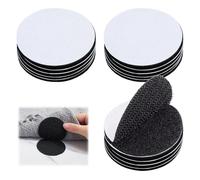 15 PCS Heavy Duty Hook and Loop Dots, Self Adhesive Reusable Versatile Removable Foam Mounting Pads Strong Sticky Back Tape, Double Sided Round Sticky Pad for Mats Carpets Photo Craft DIY Projects