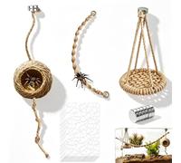 15 Pcs Jumping Spider Enclosure Accessories Set for Explore Climbing