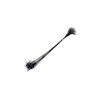 15 Pcs Lure Wire Traces, 30cm Pike Fishing Trace, Fishing Wire Leaders Coated Steel Spinning Trace with Swivel & Snap, Tackle Accessory for Pike Eel Sea Lure Rig Hook Line Feeder No Tangle Leader