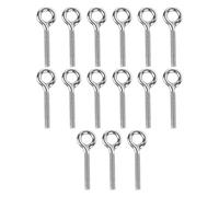 15 Pcs M4 Eye Bolts Ring Hand Tightening 0Screw M4 Eye Screw for Home Office Hotel Forestry Machiner