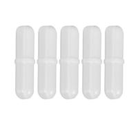 15 Pcs Magnetic Stir Bar Ptfe Coated Octagon Cylindrical White | High Heat and Corrosive Media Use, Smooth Surface, for Laboratory Solutions and Graduated Cylinders