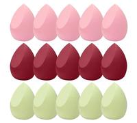 15-Pcs Makeup Sponge Set - Soft, Latex-Free, Individually Wrapped Beauty Makeup Sponge for Wet & Dry Use, Ideal for Foundation, Concealer & Powder Application
