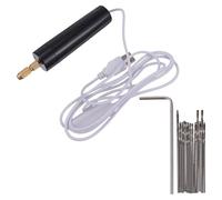 15 Pcs Mini Electric Drill USB Charging Pen Tool for Jewelry Making | Steel Build, Variable Speeds and Vent Holes, Quick Bit Change, Black Finish for Nails and Glass Crafts