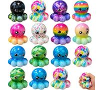 15 PCS Octopus Squishy, Random Colour Selection, Portable Hand Manipulation Items for Various Activities, Suitable for Multiple Age Groups and Occasions