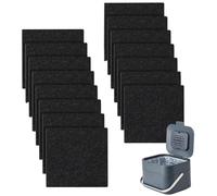 15 Pcs Odour Filter for J&J Kitchen Compost Bin Food Waste Caddy Odour Filters to Keep Your Home Fresh Compatible for Joseph Kitchen Bin Caddy Replacement Activated Carbon Filters