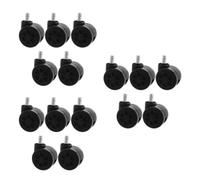 15 Pcs Office Chair Swivel Caster Wheels Replacement | Easy Installation, Polyurethane and Metal Build, Smooth Rolling Action, Home and Office Use