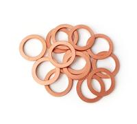 15 Pcs Oil Drain Plug Gasket - 14mm OEM Copper Drain Plug Washer Gaskets - Compatible/Replacement for Mercedes Oil Crush Washer OEM PN Part#: 007603-014106