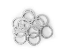 15 Pcs Oil Drain Plug Gasket - 18mm OEM Copper Oil Drain Plug Washer Gaskets - Compatible/Replacement for Ford Mazda Porsche & Volvo OEM PN Part#: 90012310630/977751