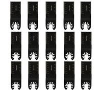 15 Pcs Oscillating Tool Blades34mm Universal Multi Tool Blade Accessories, Professional Multifunctional Oscillating Saw Blades, Multitool Blades Wood Metal Plastic