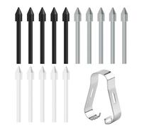 15 Pcs Pen Tips for Samsung Galaxy Tab S6 Lite/S7 FE/S7+ Plus/S8/S8+ Plus/S8 Ultra/S9/S9+ Plus/S9 Ultra Replacement Stylus Nibs Tips for Samsung S21/S22/S23 Ultra, Note 10/10+/20/20 Ultra