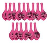 15 pcs Pink Hen Party Balloons Hen Party Decorations Novelty Bridal Shower Bachelorette Party Accessories