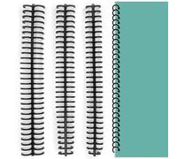 15 Pcs Plastic Binding Combs, 30 Holes, 28 * 10mm/13mm/16mm Comb Binding Spines, Coil Binding Machine, Spiral Binding Spine Set, Capacity for Comb Binding Machine (Black)