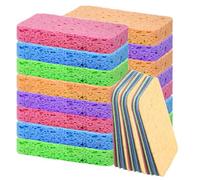 15 Pcs Pop-Up Washing Up Sponges Compostable Expanding Scratch-Free Absorbs Oil Water Quickly Removes Dirt Natural Cellulose Cleaning Dish Sponges for Kitchen Bathroom Dish Household Crafts