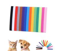 15 Pcs Puppy Collars, Assorted Colors Puppy ID Collar, Whelping Collar Puppies, Adjustable Puppies Collars for Small Cats Dogs,Pet Dog Kitten Whelping Newborn Kitten