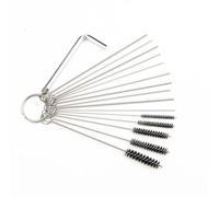 15 PCS Pure Carburetor Cleaning Brushes + Hexagonal Wrench - Stainless Steel/Nylon, for Motorcycles/ATVs/Lawn Equipment