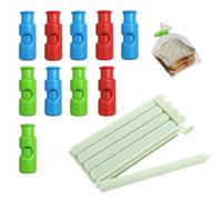 15 Pcs Reusable Food Bag Clips, Bag Clips for Food Storage, Keep Food Fresh, for Sealing Snacks Sandwich Food Coffee