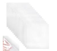 15 Pcs Self-Adhesive Patch,Double-Sided Iron-On,Interfacing for Sewing,Applique & Fabric,Fusible Patches Square Bondaweb,Medium Paper,Transparent,Ideal for Clothing,Bags,Home Fabrics,Blanket,Backing