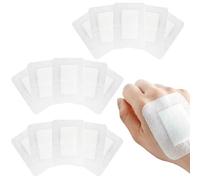 15 Pcs Self Adhesive Wound Dressings, Adhesive Wound Care Dressings, Sterile First Aid Dressings, Suitable for Leg Ulcers, Cuts & Grazes, Small Pressure Sores, and Venous Leg Wounds