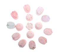 15 Pcs Small Pet Calcium Chew Teeth Grinder, Mineral Block for Hamsters, Rabbits, and Parrots, Convenient Home Supplies with Nutritive Additives in Banana and Grape