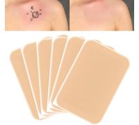 15 Pcs Tattoo Cover Up Makeup Tape, Waterproof Ultra Thin Scar Patch, Invisible Sweatproof Concealer Sticker, Breathable Skin Cover Up Pad for Tattoo, Scar, Natural Concealer Stickers（Natural）