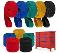 15 Pcs Variety Extra Large Moving Rubber Bands 46" 42" 36" 30" 25" Length for Furniture and Moving Blankets Extra Strength Mover Bands Elastic Rubber Straps for Secure Packing, Pallets, Boxes