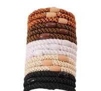 15 Pcs Women Mixed Color Elastic Hair Ties,Soft Ponytail Holders, Stylish Multi-Color No Damage Hair Tie Bracelets Stretch Hair Bobbles for Women Girls Thin,Thick,Medium,Long Hair (style 3,15)
