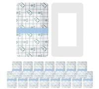 15 PCS Wound Dressings Waterproof Dressings for Wounds Large Wound Closure Strips Cutiderm Adhesive Wound Dressing for Skin Protection After Tattooing Swimming Shower (10 * 15cm)