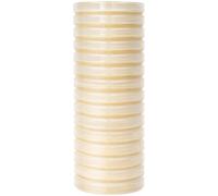 15 Pcs Yellow Nutrient Agar Plates, Pre-Poured, 3.5 in / 9 cm Aseptic Petri Dish for Cell Culture, Air Test, Surface Test, Ready-to-Use Lab Science Experiment Supplies