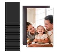 15 PcsMagnetic Photo Frames for Fridge, Magnetic Frame for Polaroid Film Instax Mini, Magnetic Picture Frame, Refrigerator Magnets for Fridges 3 Inch Photo, for Adults Family(Black, 9.3 x 6.3cm)