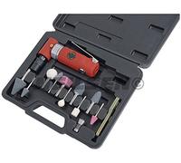15 Piece 1/4" AIR Angled DIE Grinder KIT
