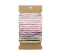 15 Piece Cotton Woven Hair Band Set for Women, Comfortable Headbands & Scrunchies for Thick or Thin Hair(F)