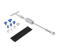 15-Piece Dent Removal Tool Set Slide Hammer with Aluminium and Rubber Pull Adapters, Adhesive Sticks, 44.5 cm Hammer Length, for Car, Motorcycle, Bicycle Repair, Workshop, Car and Truck Maintenance